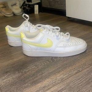 Nike Court Vision- Yellow Size 7. Worn 2x and in great condition!!!